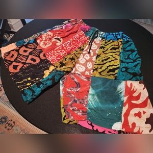 Peaceful People Hippie Patchwork Shorts